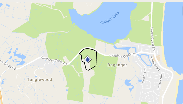 Location of the bushfire